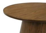 Franklin Dark Brown 36-inch Round Pedestal Coffee Table by Coaster at Eve Furniture