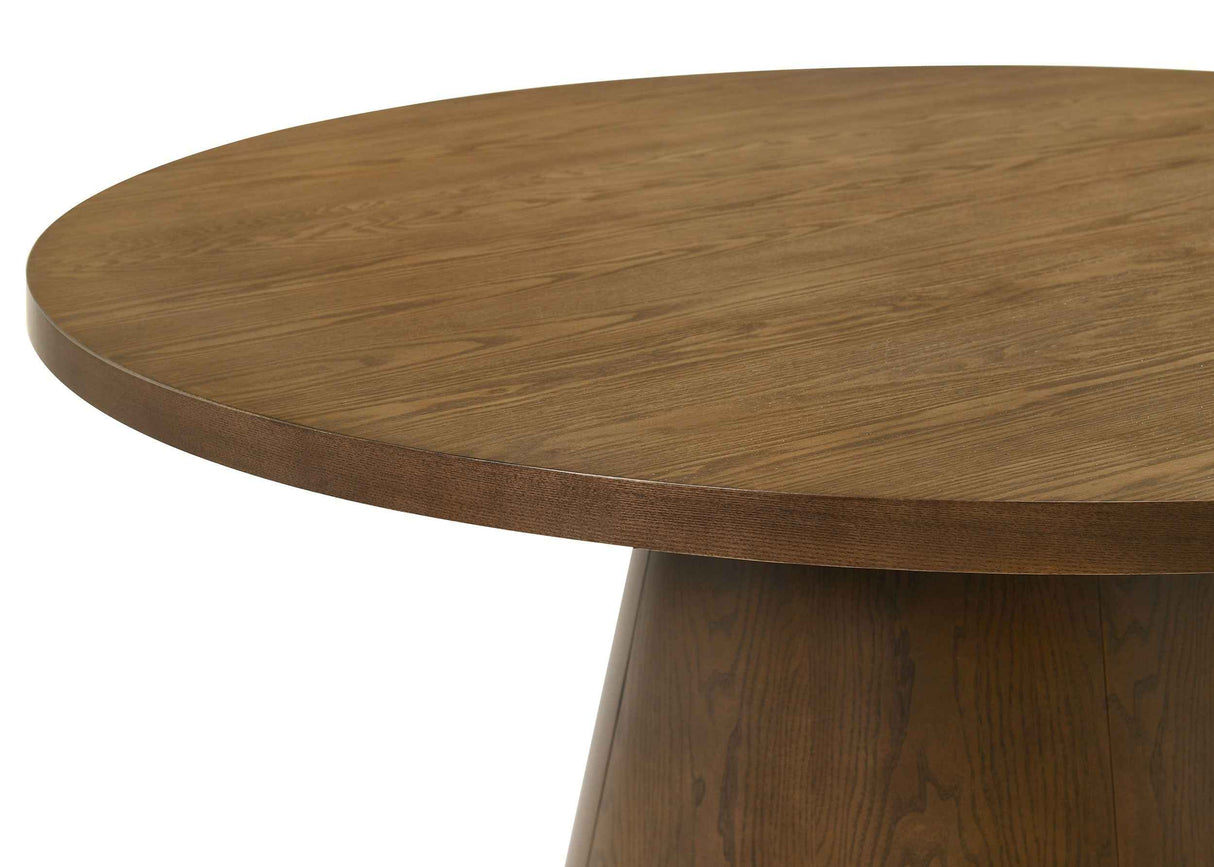 Franklin Dark Brown 5-piece 54-inch Round Dining Table Set by Coaster at Eve Furniture