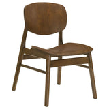 Franklin Dark Brown 5-piece 54-inch Round Dining Table Set by Coaster at Eve Furniture