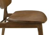 Franklin Dark Brown 5-piece 54-inch Round Dining Table Set by Coaster at Eve Furniture