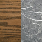 Franklin Dark Oak 59-inch Round Dining Table by Coaster at Eve Furniture