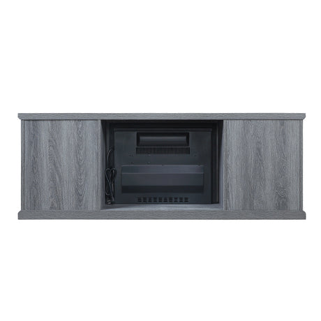 Franklin Fireplace in Grey by Manhattan Comfort at Eve Furniture