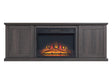 Franklin Fireplace in Heavy Brown by Manhattan Comfort at Eve Furniture
