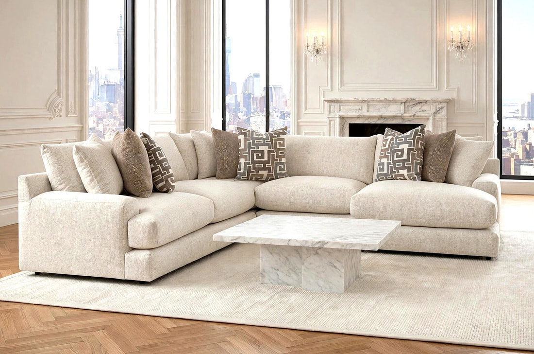 Franklin Jude Natural Oversized Reversible Sectional by Happy Homes at Eve Furniture