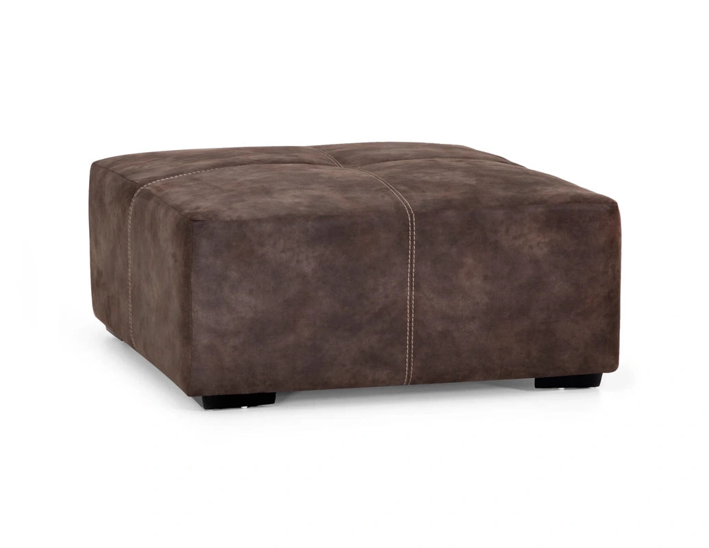 Franklin Mako Twilight Square Ottoman by Happy Homes at Eve Furniture
