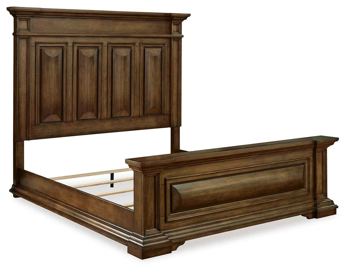 Frantanna Brown California King Panel Bed by Ashley at Eve Furniture