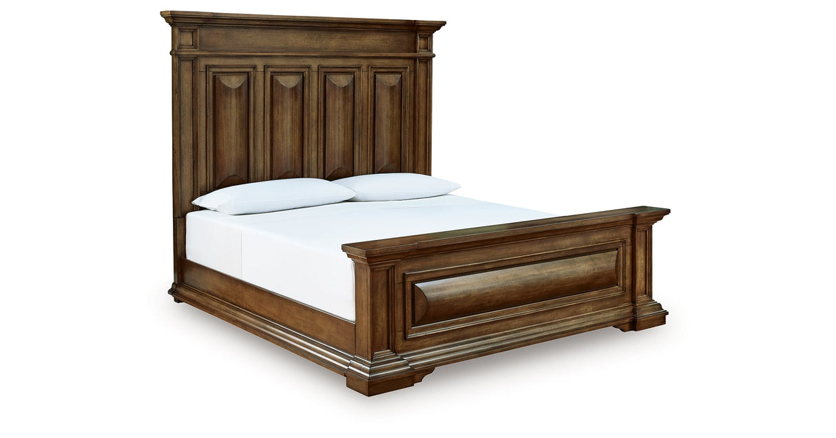 Frantanna Brown California King Panel Bed by Ashley at Eve Furniture