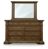 Frantanna Brown Dresser and Mirror by Ashley at Eve Furniture