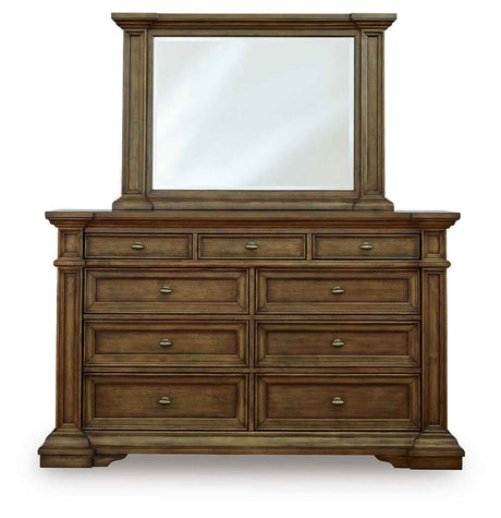 Frantanna Brown Dresser and Mirror by Ashley at Eve Furniture