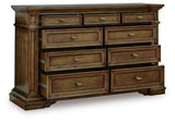 Frantanna Brown Dresser by Ashley at Eve Furniture