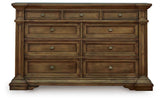 Frantanna Brown Dresser by Ashley at Eve Furniture