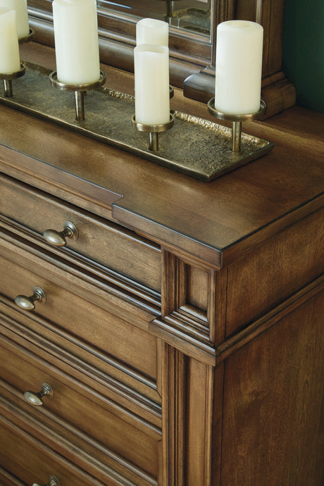 Frantanna Brown Dresser by Ashley at Eve Furniture