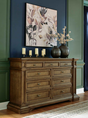 Frantanna Brown Dresser by Ashley at Eve Furniture