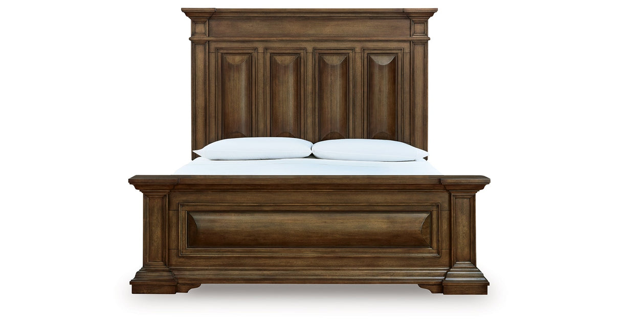 Frantanna Brown King Panel Bed by Ashley at Eve Furniture