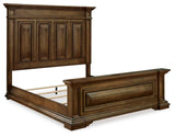 Frantanna Brown King Panel Bed by Ashley at Eve Furniture