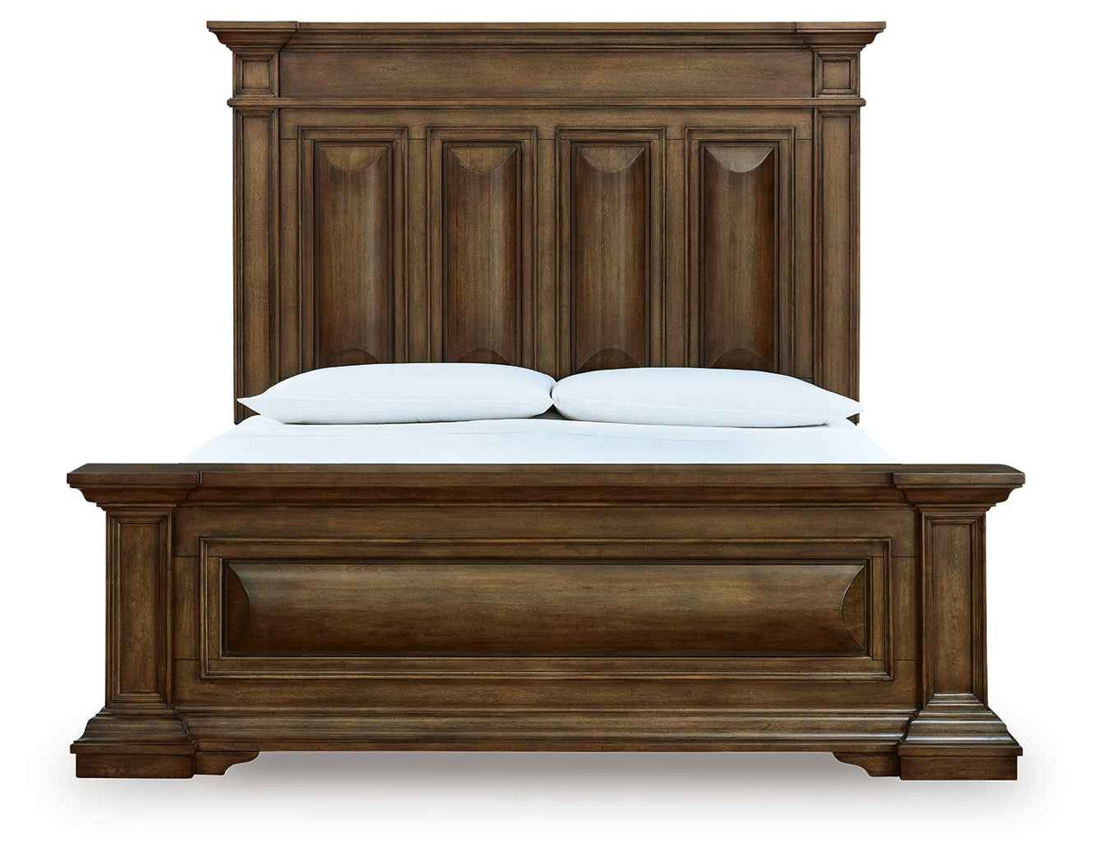 Frantanna Brown King Panel Bed by Ashley at Eve Furniture