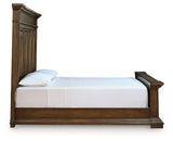 Frantanna Brown King Panel Bed by Ashley at Eve Furniture