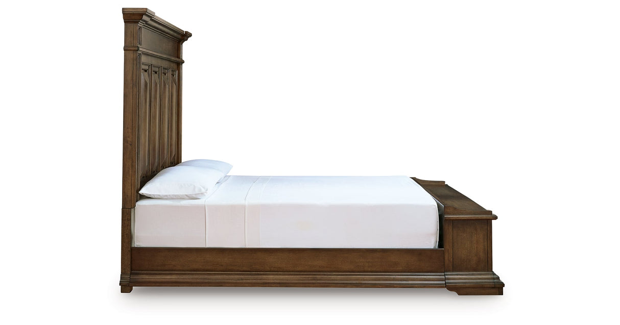 Frantanna Brown King Panel Stroage Bed by Ashley at Eve Furniture