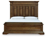 Frantanna Brown King Panel Stroage Bed by Ashley at Eve Furniture