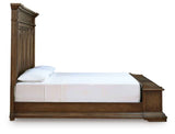 Frantanna Brown King Panel Stroage Bed by Ashley at Eve Furniture