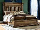 Frantanna Brown King Panel Stroage Bed by Ashley at Eve Furniture