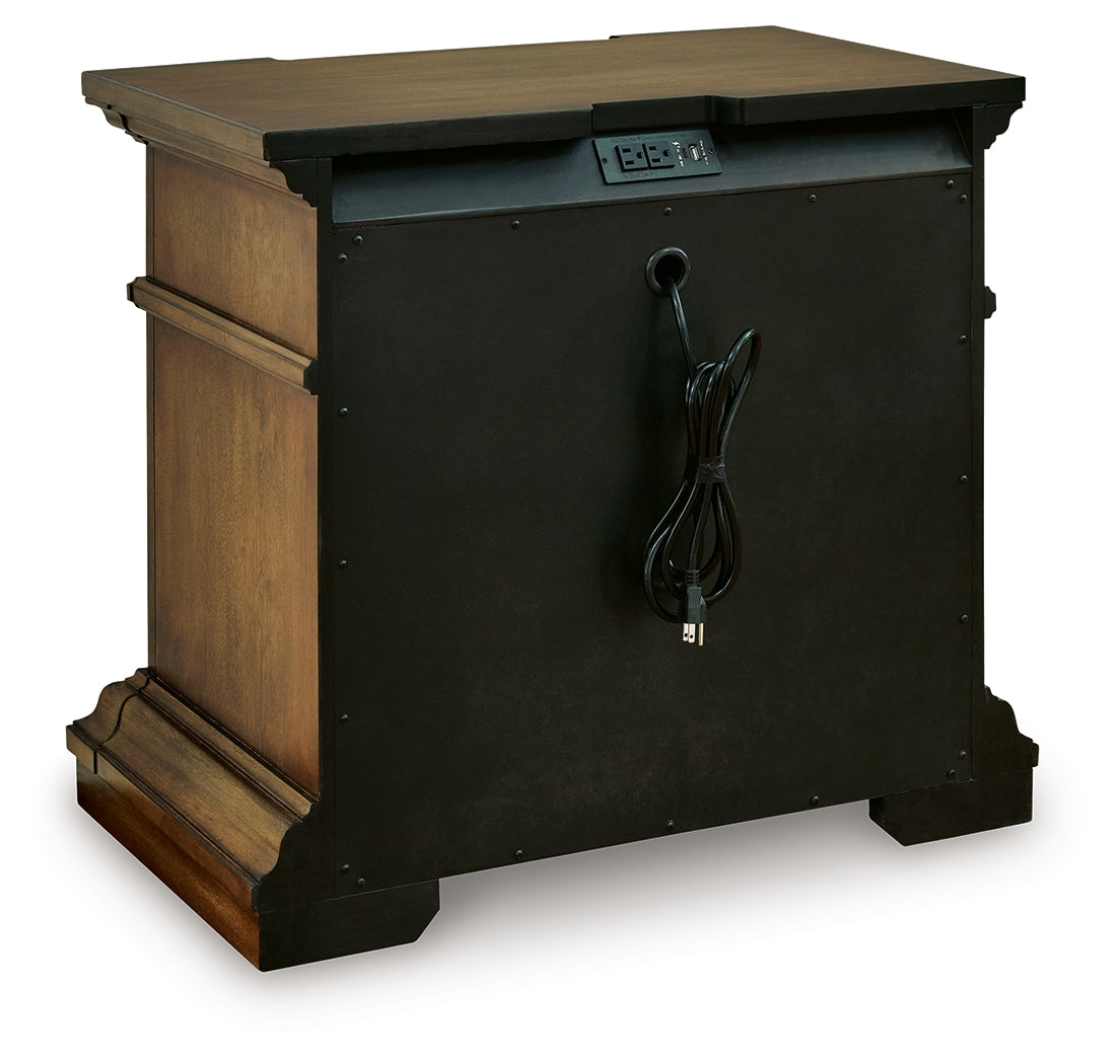 Frantanna Brown Nightstand by Ashley at Eve Furniture