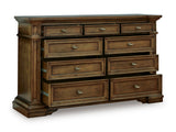 Frantanna Brown Panel Bedroom Set by Ashley at Eve Furniture