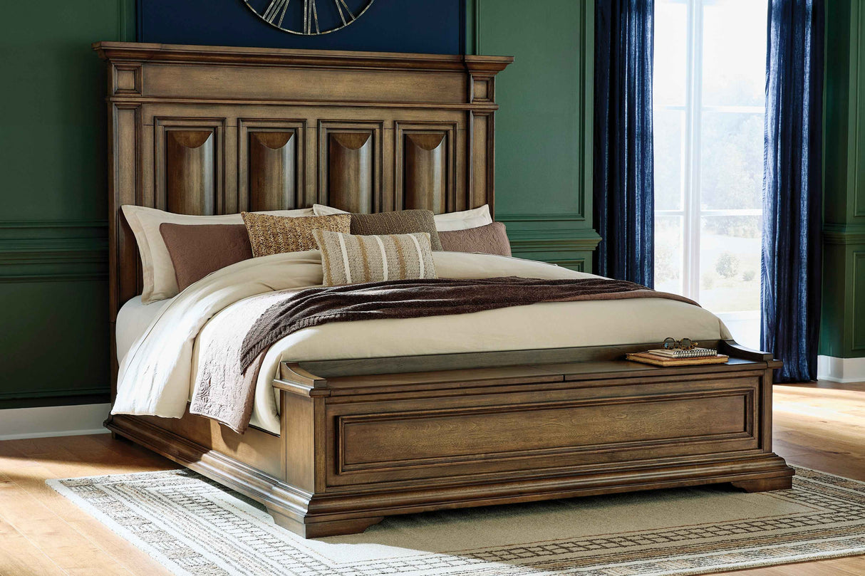 Frantanna Brown Panel Storage Bedroom Set by Ashley at Eve Furniture