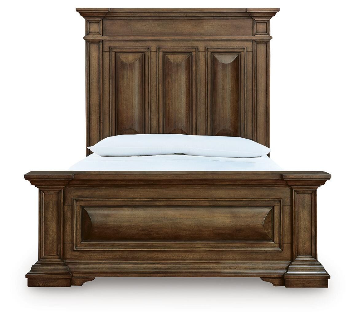 Frantanna Brown Queen Panel Bed by Ashley at Eve Furniture
