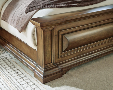 Frantanna Brown Queen Panel Bed by Ashley at Eve Furniture