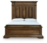 Frantanna Brown Queen Panel Storage Bed by Ashley at Eve Furniture