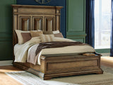 Frantanna Brown Queen Panel Storage Bed by Ashley at Eve Furniture