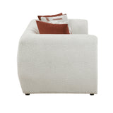Franz Beige Chenille 3-Piece Modular Loveseat by Homelegance at Eve Furniture
