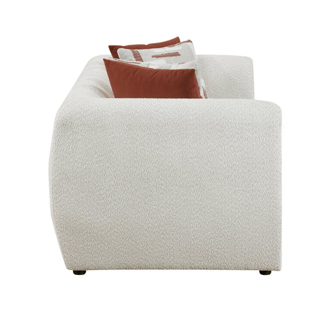 Franz Beige Chenille 3-Piece Modular Loveseat by Homelegance at Eve Furniture