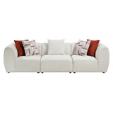 Franz Beige Chenille 3-Piece Modular Sofa by Homelegance at Eve Furniture