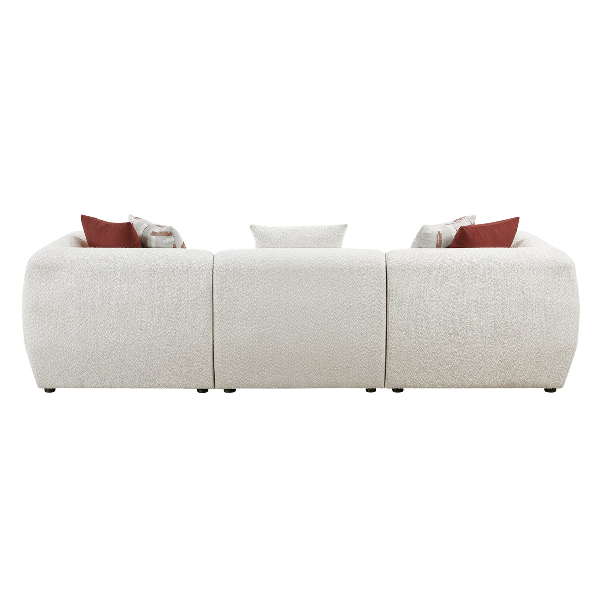 Franz Beige Chenille 3-Piece Modular Sofa by Homelegance at Eve Furniture