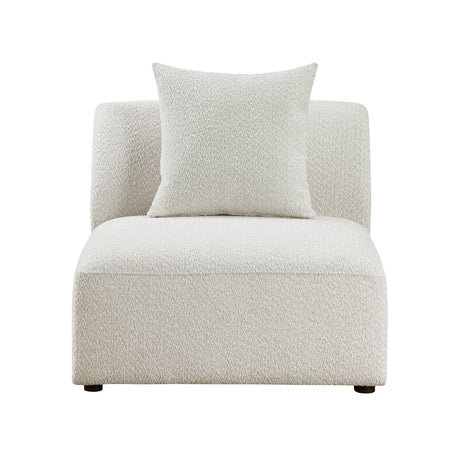 Franz Beige Chenille 4-Piece Modular Sectional by Homelegance at Eve Furniture
