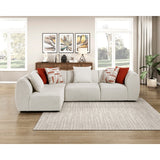 Franz Beige Chenille 4-Piece Modular Sectional by Homelegance at Eve Furniture