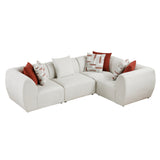 Franz Beige Chenille 4-Piece Modular Sectional by Homelegance at Eve Furniture