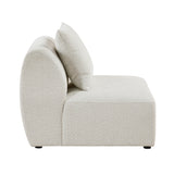 Franz Beige Chenille 5-Piece Modular Sectional by Homelegance at Eve Furniture