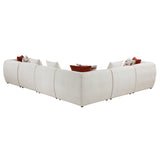 Franz Beige Chenille 6-Piece Modular Sectional by Homelegance at Eve Furniture