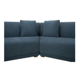 Fraser Deep Blue 2 Piece Modular Sofa by Moe's Home at Eve Furniture