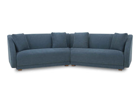 Fraser Deep Blue 2 Piece Modular Sofa