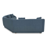 Fraser Deep Blue 4 Piece Modular Sectional