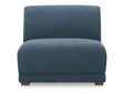 Fraser Deep Blue Slipper Chair by Moe's Home at Eve Furniture