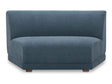 Fraser Deep Blue Wedge Slipper Chair