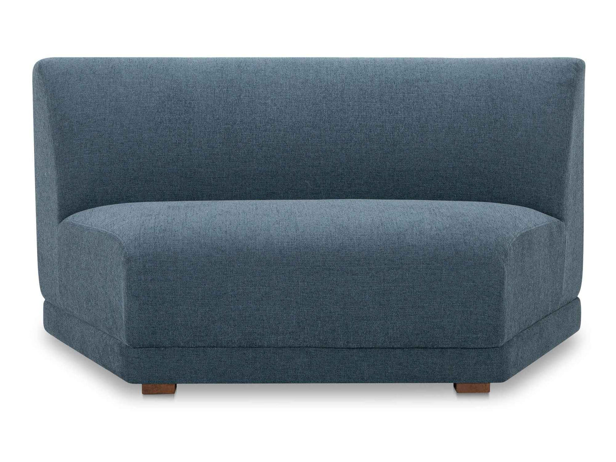 Fraser Deep Blue Wedge Slipper Chair