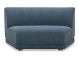 Fraser Deep Blue Wedge Slipper Chair