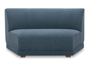 Fraser Deep Blue Wedge Slipper Chair