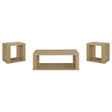 Fraser Greige 3-Piece Occasional Table Set by Coaster at Eve Furniture